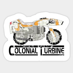 BSG Turbine Vintage Style Tee Sticker